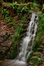 Waterfall in Nine springs park in Yeovil