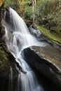 Long Exposure Waterfall Over Rocks Royalty Free Stock Photo