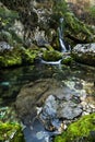 Long exposure, waterfall Virje in Slovenia Royalty Free Stock Photo