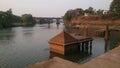 Panchaganga Ghat the oldest civilization of Kolhapur, guarded by Shiva temple.