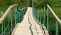 The long foot rural bridge