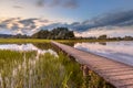 Long Footbridge Concept Royalty Free Stock Photo