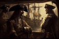 The long forgotten spirit of piracy. AI generated