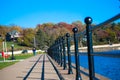 A long gate along the Mississippi river Royalty Free Stock Photo