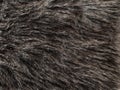 Long gray fake fur texture cover Synthetic fiber soft faux fur macro fabric photo Monochrome fluffy furry surface design