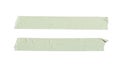 Long green paper masking tape on white background with clipping path Royalty Free Stock Photo