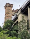 Long Gully Bridge made of Sydney sandstone. Northbridge Sydney New South Wales Australia