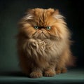 Enigmatic Beauty - The Fluffy Persian Cat