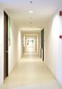 Long hallway in condominium