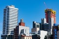 Modern Skyscrapers with Construction in Long Island City Queens New York Royalty Free Stock Photo