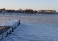 Long Island Sound Frozen Over