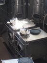 Long Island Winery equipment Royalty Free Stock Photo