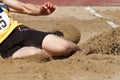 Long jump Royalty Free Stock Photo