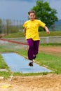 Long jump Royalty Free Stock Photo