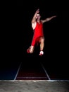 Long jump athlete Royalty Free Stock Photo