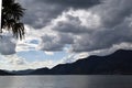 The long lake of Iseo on a stormy day 017