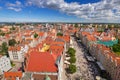 The Long Lane of the old town in Gdansk Royalty Free Stock Photo