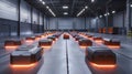 Autonomous Robots in a Modern Warehouse