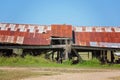 An Old Abandoned Shed On Farmland In Rural Australia