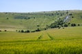 The Long Man of Wilmington, East Sussex, England Royalty Free Stock Photo