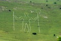 Long Man of Wilmington England Royalty Free Stock Photo