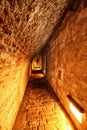 Long corridor of the underground prison