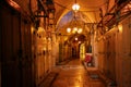 Long narrow street in the Old City of Jerusalem