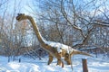 Long neck dinosaur Brachiosaurus model in Dinosaur Park