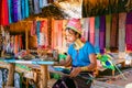 Long Neck Karen woman at hill tribe villages, Chiang Rai Province, Thailand Royalty Free Stock Photo