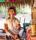 Long neck tribe elder woman