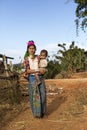 Long-Neck Woman, Myanmar Royalty Free Stock Photo