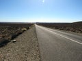 Long open road through the Karoo, South Africa