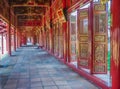 Hue Palace Hallway of Red Doors Royalty Free Stock Photo