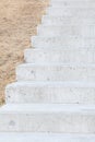 Long outdoor concrete stairs