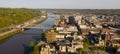 Long Panoramic View Charleston West Virginia Capitol City