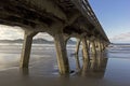 Long pier in Tolaga Bay in New Zealand Royalty Free Stock Photo