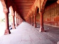 Long pillared corridor