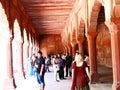 Long pillared corridor