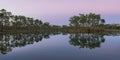 Dawn at Long Pine Key Lake reflections