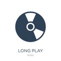 long play icon in trendy design style. long play icon isolated on white background. long play vector icon simple and modern flat Royalty Free Stock Photo