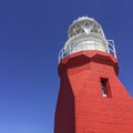 Long Point Lighthouse, blue sky Royalty Free Stock Photo