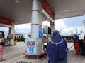 Long queues to fill subsidized gasoline