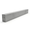 Long Concrete Beam With Four Holes On White Background construction building material Royalty Free Stock Photo