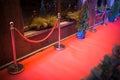 Long Red Carpet -  is traditionally used to mark the route taken by heads of state on ceremonial and formal occasions Royalty Free Stock Photo