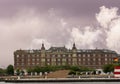 Long residential building along Islands Brygge, Copenhagen, Denmark