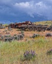 Long retired Farm Equipment Royalty Free Stock Photo