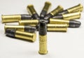 Long rifle Rimfire Ammunition Royalty Free Stock Photo