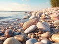 long river stones