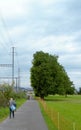 Long Road along a Green Meadow, on the way to PfÃÂ¤ffikon SZ