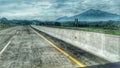 long road highway mountain panorama